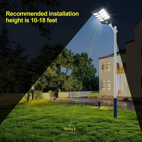 400 watt Waterproof LED solar street light with 5 lithium batteries
