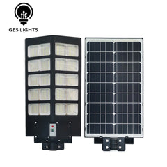 500W LED solar street light with remote and waterproof design

