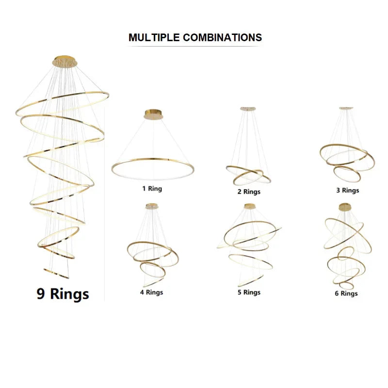 Elegant-LED-chandelier-in-modern-interior