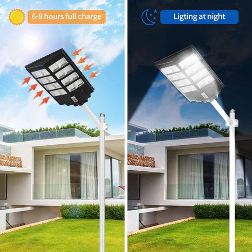 Solar-powered 400W street light for outdoor lighting in Pakistan