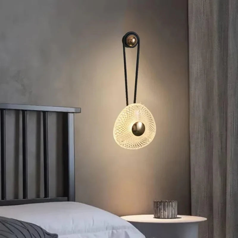 Stylish-crystal-light-wall-fixture-for-bedroom-or-hallway

